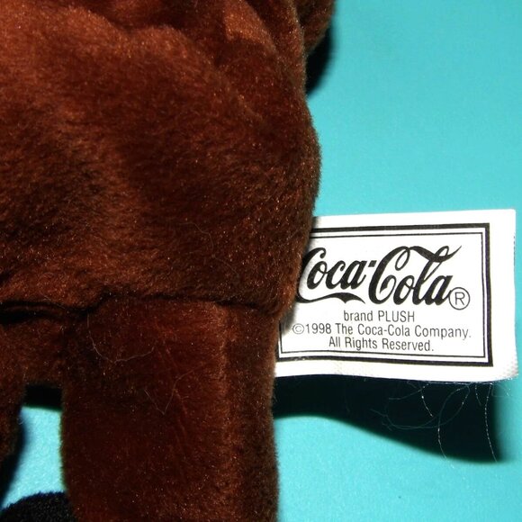Coca Cola Collectible 1998 #0133 Reindeer w/ Coca Cola Bottle Bean Bag Plush 6" - Picture 16 of 16